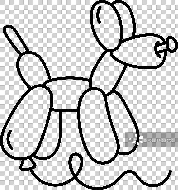 草图风格的橘园博物馆图标图片素材