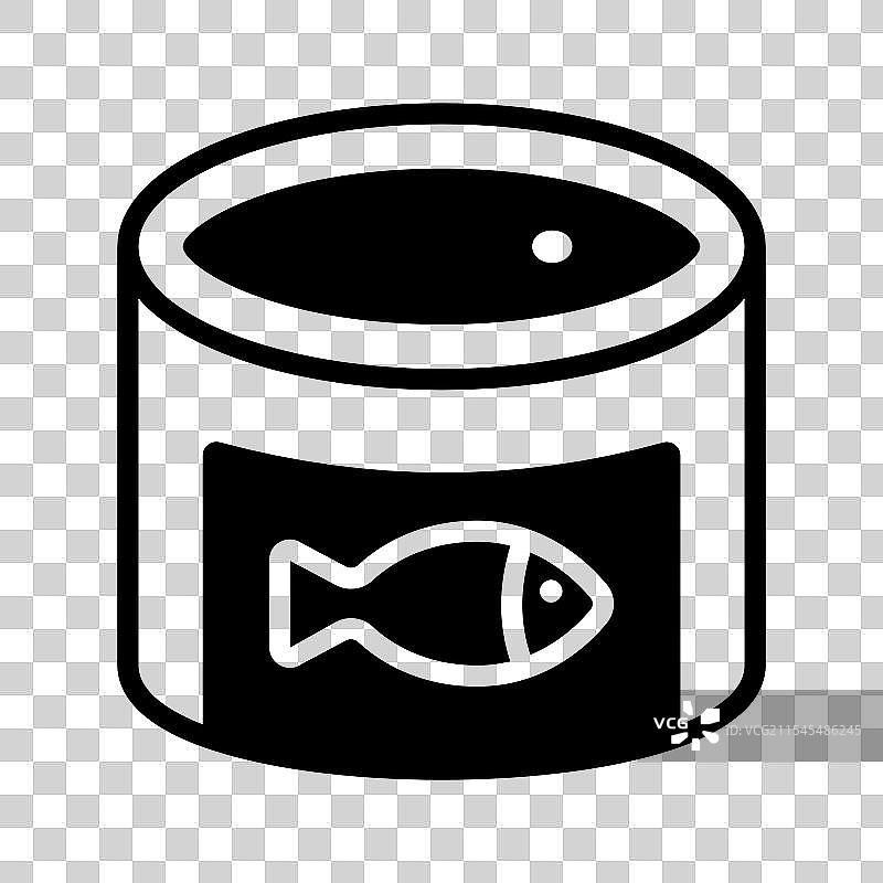 鱼罐头图片素材