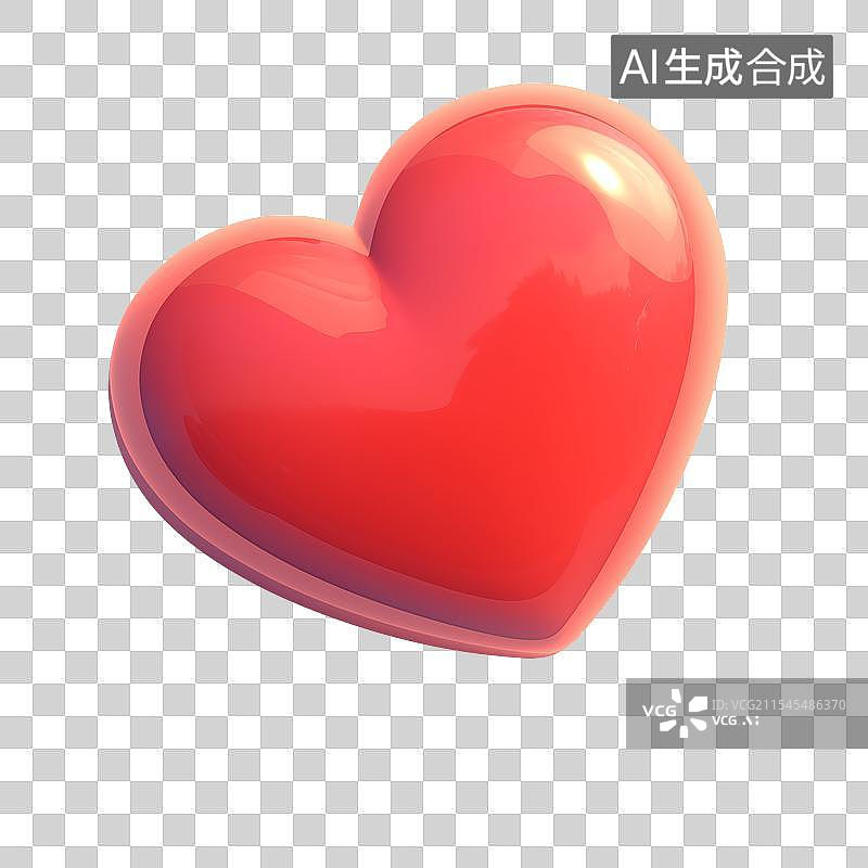 【AI数字艺术】爱心图片素材