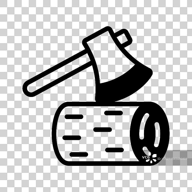 森林砍伐图片素材