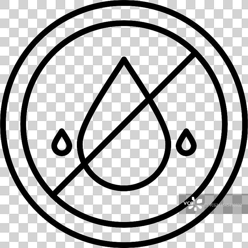 禁运线条图标设计图片素材