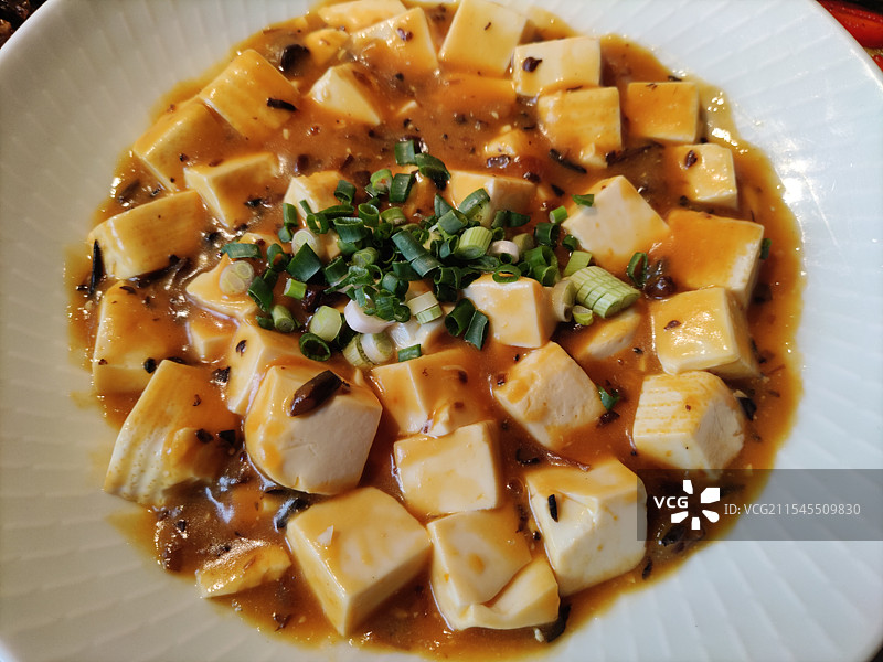 葱花豆腐图片素材