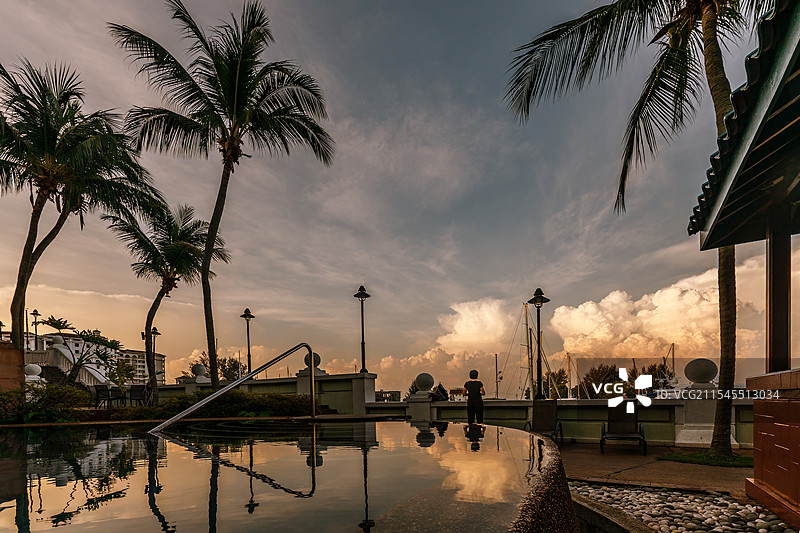 马来西亚波德申之晨图片素材