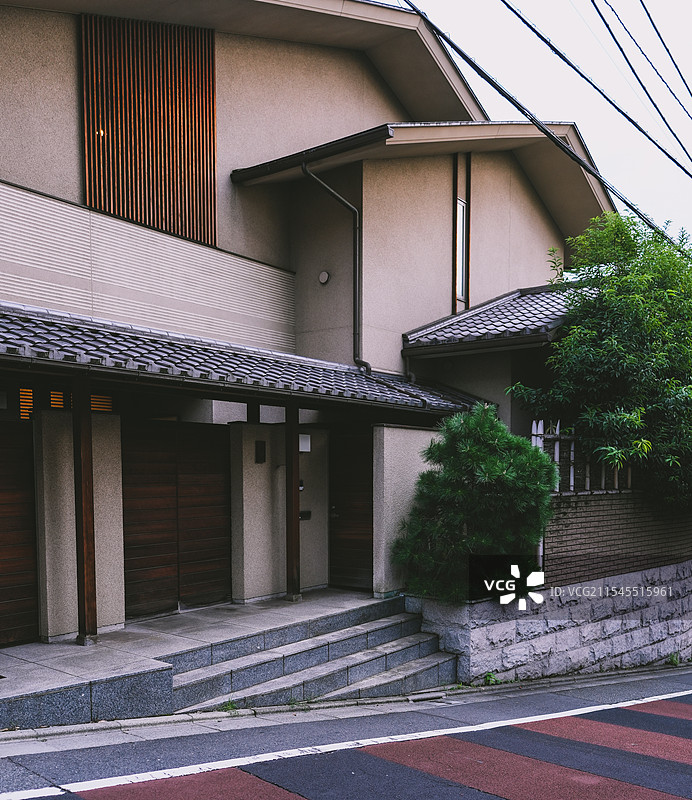 代官山街道两旁建筑图片素材