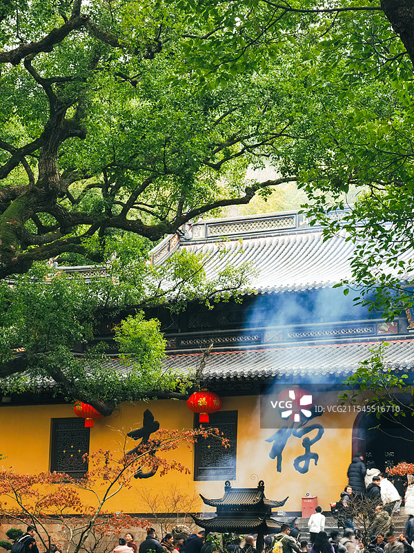 普陀山法雨寺图片素材