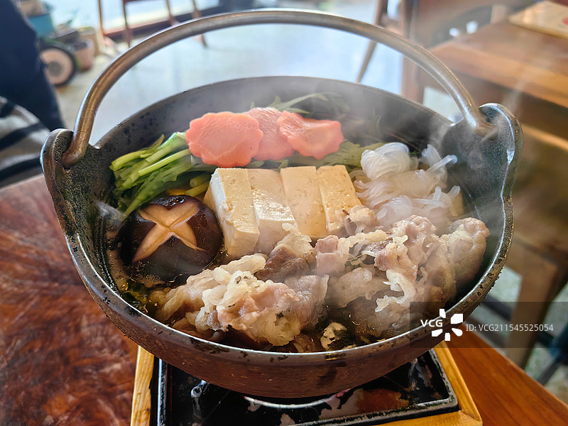 日式牛肉火锅图片素材