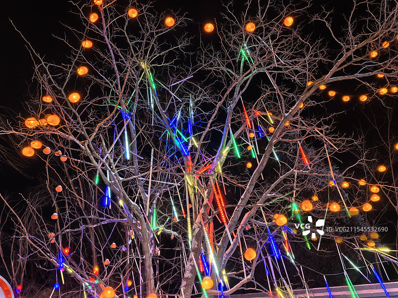 五彩缤纷迎新春图片素材