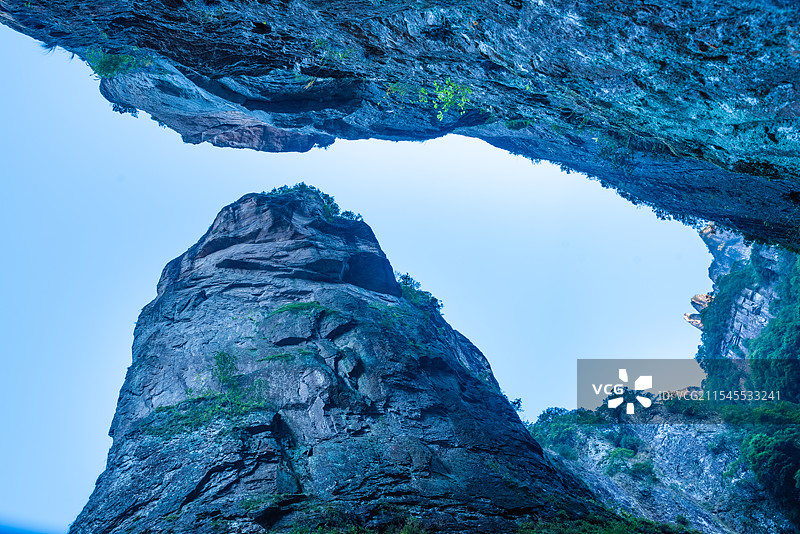 雁荡山显胜门图片素材
