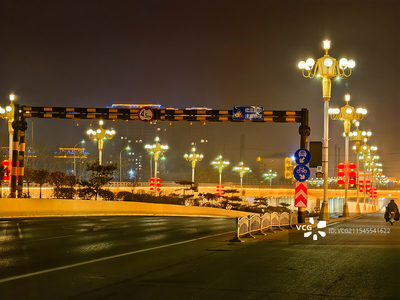火树银花不夜天，华灯普照福灯艳霓虹闪烁蛇年到，千年大计看雄安雄安新区雄县图片素材