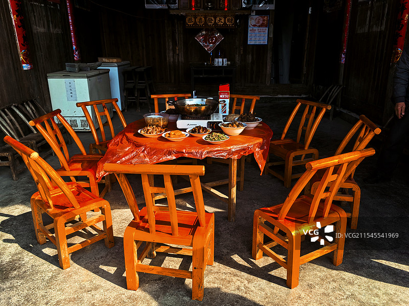 乡村年夜饭图片素材