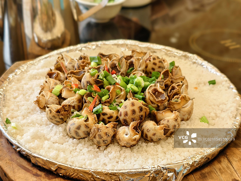 盐焗花螺图片素材