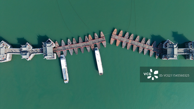 潮州广济桥拼接中图片素材