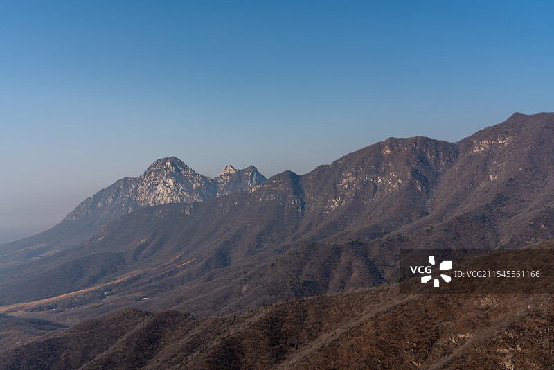 龙年春节河南郑州登封中岳嵩山少室山三皇寨图片素材
