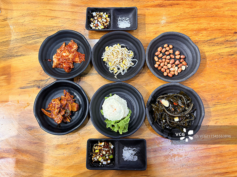 韩国小菜蘸料调味品图片素材