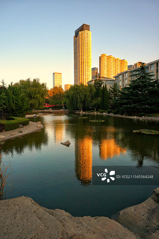 星海人家小区一隅图片素材