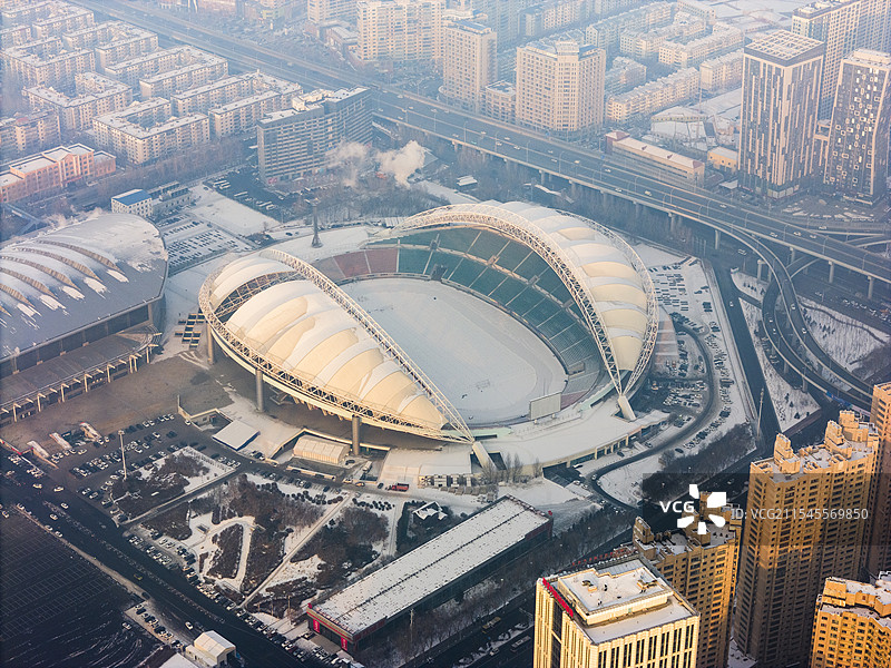 亚冬会开幕式主会场-哈尔滨国际体育会展中心图片素材