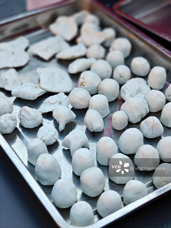 除夕永定客家土楼体验小吃制作图片素材