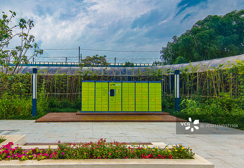 房地产园林示范区景观图片素材