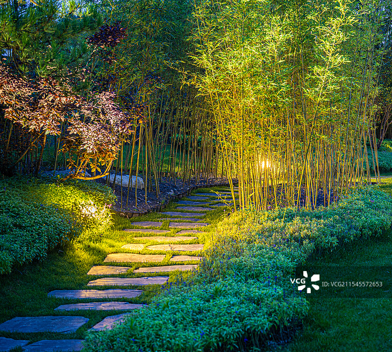 房地产园林示范区景观图片素材