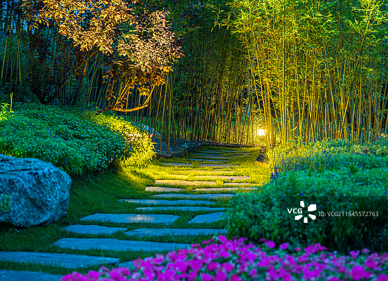 房地产园林示范区景观图片素材