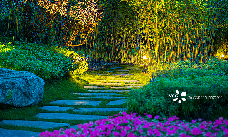 房地产园林示范区景观图片素材