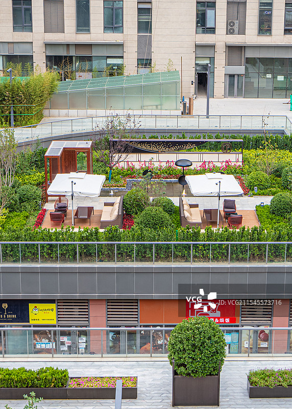 房地产园林示范区景观图片素材