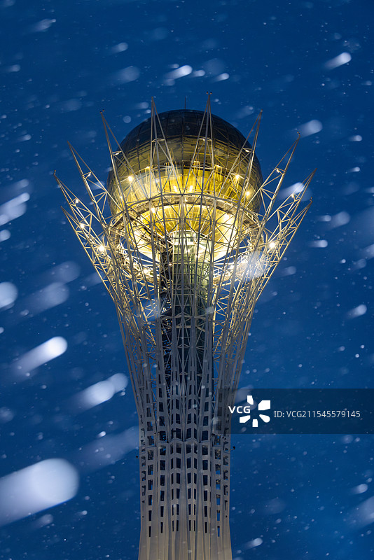 哈萨克斯坦的雪图片素材