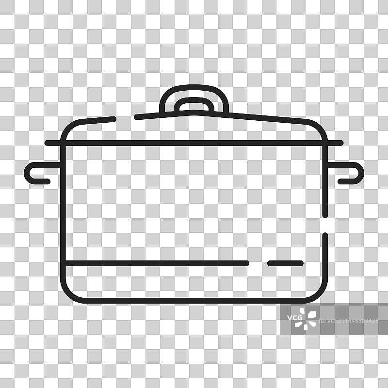 独立的炊具线条图标图片素材