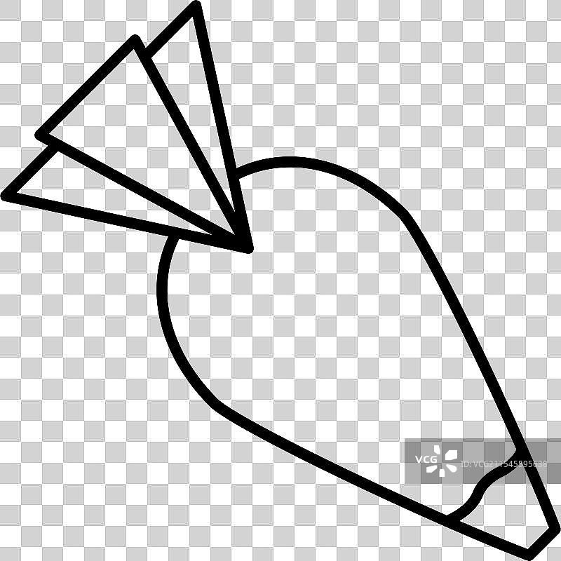 糕点袋线条图标设计图片素材