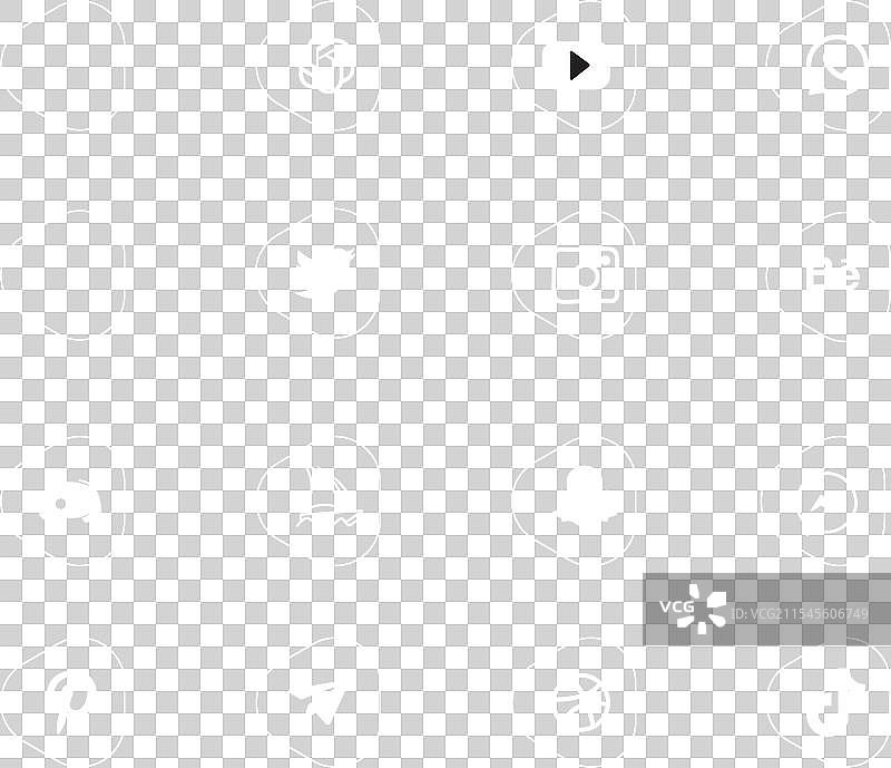流行社交网络logo图标包图片素材