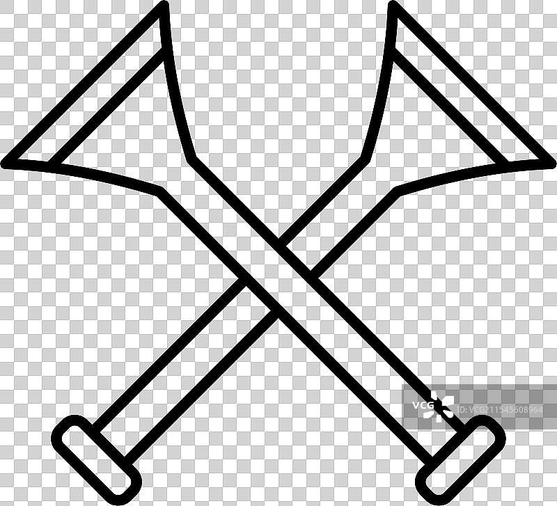 呜呜喇叭线条图标设计图片素材