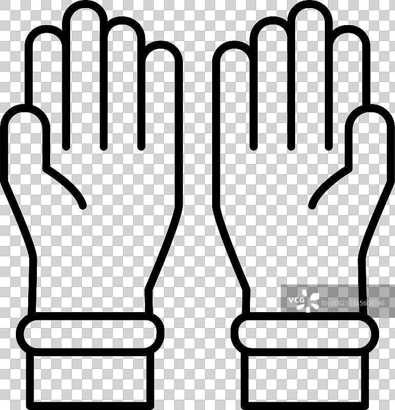 防护手套图片素材