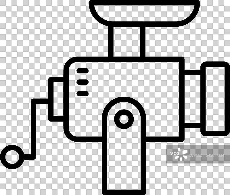 绞肉机线条图标设计图片素材