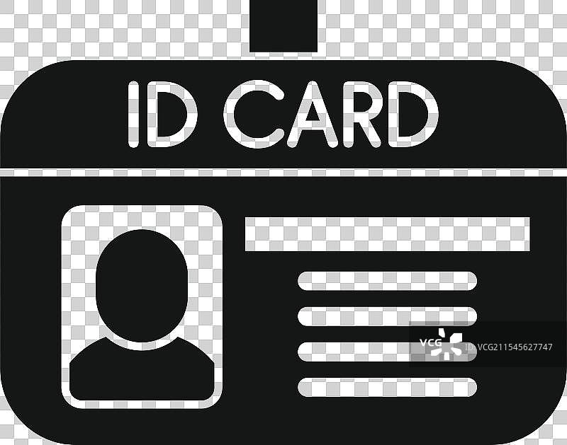 带照片的个人身份证明文件图片素材