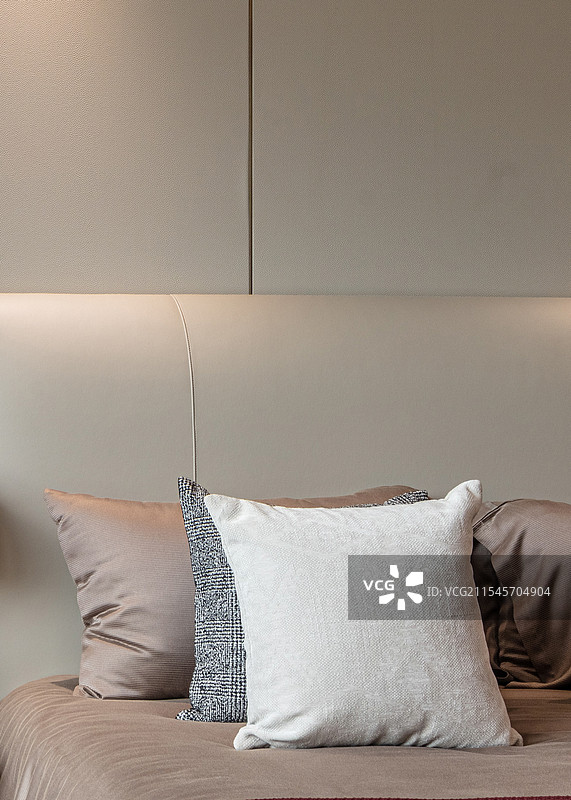 样板房中的卧室展示图片素材