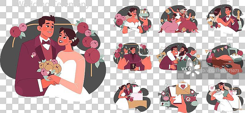 婚礼仪式场地平面图图片素材