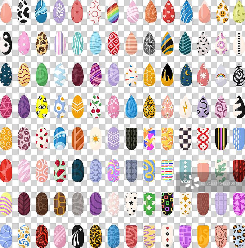 指甲设计的创意图片素材