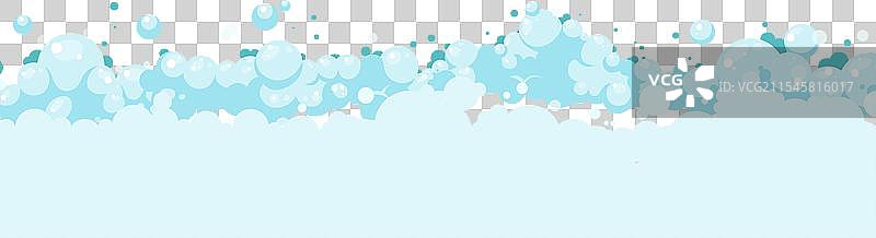 肥皂泡卡通背景泡沫横幅泡沫图片素材