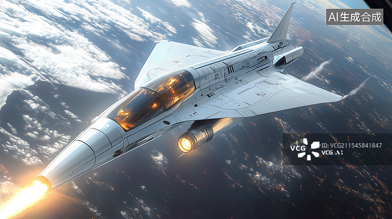 【AI数字艺术】未来战机设计图片素材