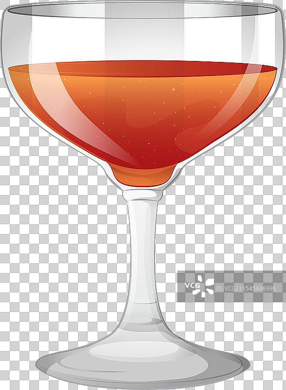 一杯闪闪发光的葡萄酒图片素材