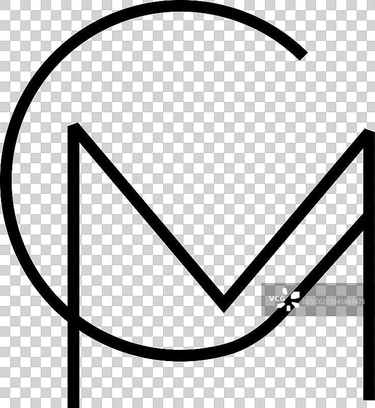 CM字母组合标志图标设计图片素材