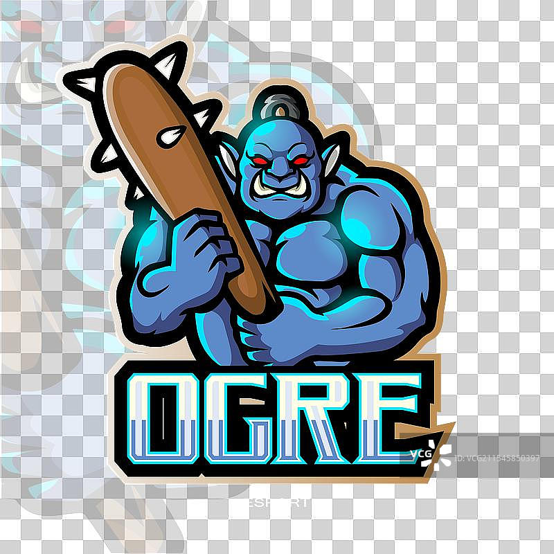 电竞吉祥物设计：魔鬼怪标志图片素材