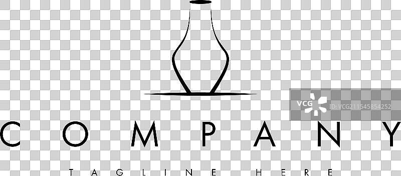 简约陶艺花瓶工艺logo设计图片素材