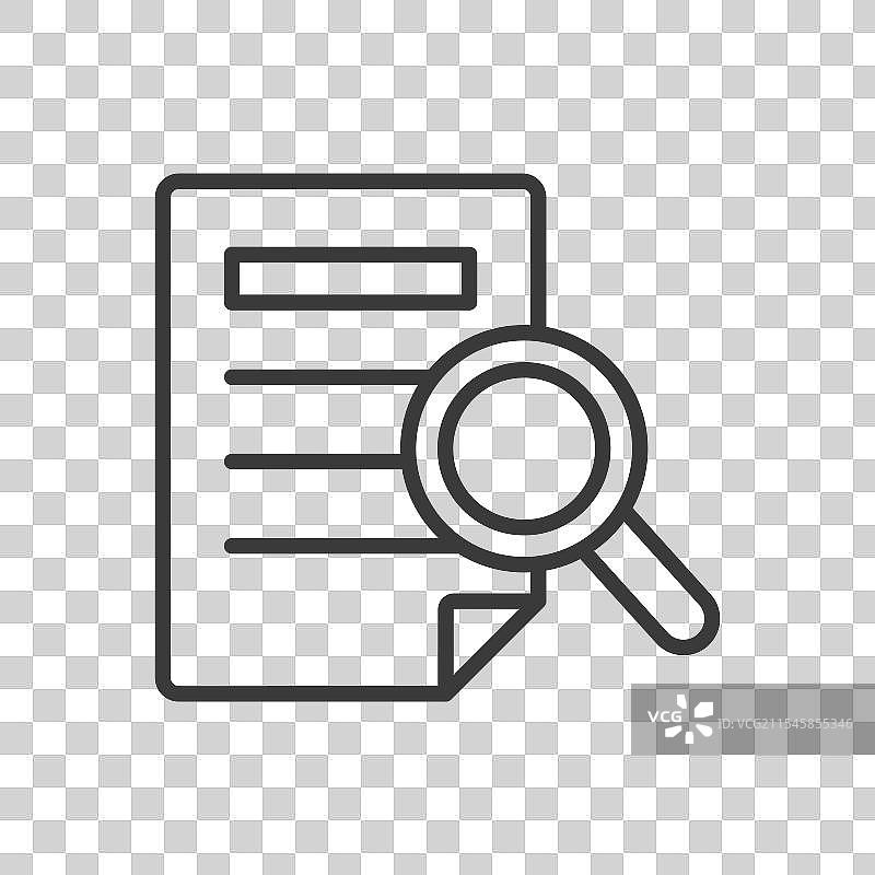 线性设计中的文档搜索图片素材