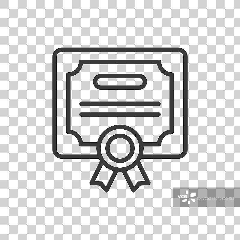 线性设计证书文凭图片素材