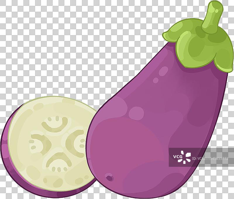 茄子插画图片素材