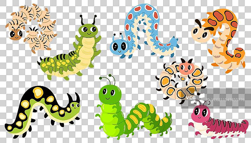 2391只毛毛虫图片素材