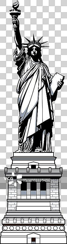 自由女神像纪念碑图片素材