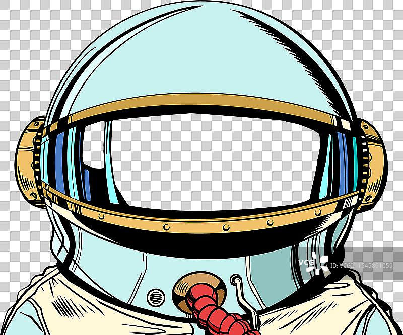 宇航员宇航服的顶部图片素材