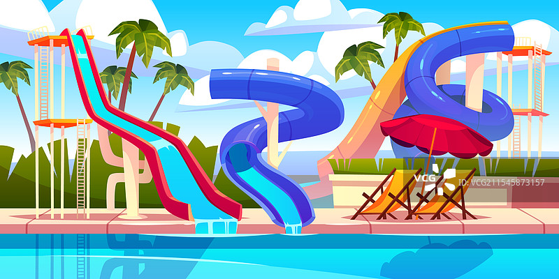 水上乐园的游泳池景点图片素材